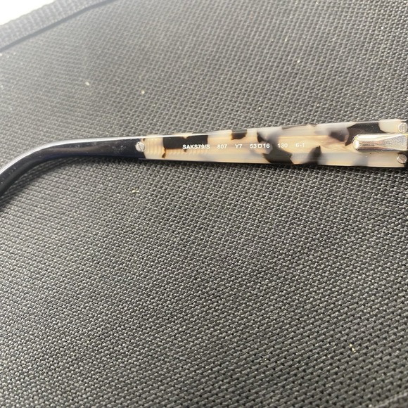 Saks Fifth Avenue Sunglasses Women FRAME ONLY SAKS79/S 53-16-130 Black 632 - Picture 14 of 16